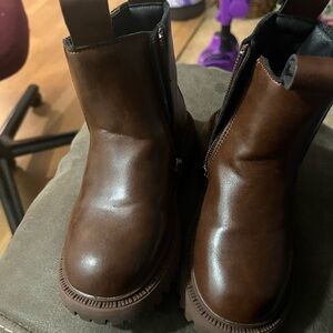 Brown Kids Boots